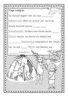Vorschau - Anderer Materialtyp - Steinzeit - Informationskartei und 2 sinnerfassende Kopiervorlagen - Seite 2