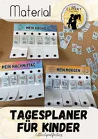 Vorschau - Spiele - Tagesplaner für Kinder , Organizer für mehr Routine - Deckblatt