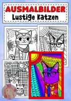 Vorschau - Mal- und Bastelvorlagen - Popart Katzen malen - Deckblatt