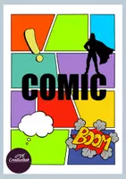Vorschau - Unterrichtsreihen - Kunstreihe: Comics zeichnen lernen - Stationenlernen - Deckblatt
