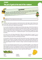 Vorschau - Arbeitsblätter - Leprechaun Legends - Reading, Use of Language & Writing (mit PowerPoint & Lösungen) - Seite 1