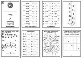 Vorschau - Mal- und Bastelvorlagen - Mathematik: Übungsheftchen - Kleines Einmaleins - Seite 2
