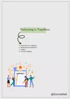 Vorschau - Arbeitsblätter - Handyvertrag vs. Prepaidkarte / Verträge / Verbraucherbildung - Deckblatt