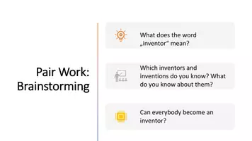 Vorschau - Stundenentwürfe - Inventions & Inventors: Speaking, Vocab, Research Project, Create your own invention (A2/B1 level) - Seite 2