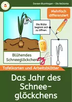 Vorschau - Arbeitsblätter - Schneeglöckchen im Jahreslauf - Tafelkarten - Arbeitsblätter - Deckblatt