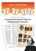 Vorschau - Arbeitsblätter - Shakespeare on Instagram: Creating Social Media Profiles for Shakespearean Characters - Deckblatt