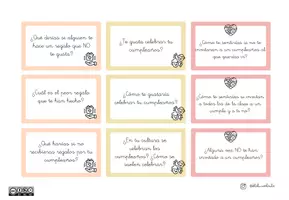 Vista previa - Hojas de trabajo - Los cumpleaños - Me pongo en tu lugar - página 1