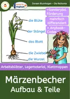 Vorschau - Arbeitsblätter - Märzenbecher - Aufbau und Teile: Arbeitsblätter - Legematerial - Klettmappen - Deckblatt