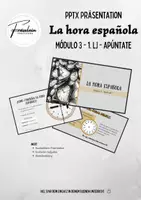 Vorschau - Präsentationen/Tafelbilder - Apúntate 1 - Módulo 3 - La hora española - Präsentation - Deckblatt