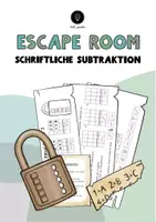 Vorschau - Arbeitsblätter - Escaperoom Schriftliche Subtraktion (Kl. 3-4) - Deckblatt