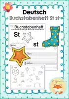 Vorschau - Arbeitsblätter - Riesenpaket: Buchstabenhefte - Seite 1