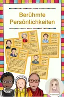 Vorschau - Merkblätter - Berühmte Persönlichkeiten - Wissenskartei - Deckblatt