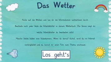 Vorschau - Arbeitsblätter - Einheit zum Thema Wetter - Klasse 2 - Seite 2