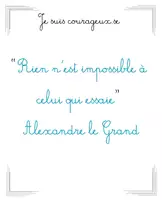 Aperçu - Cartes / Images - Mes petites cartes positifs - Page 1