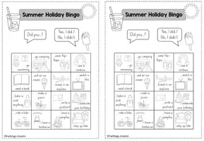 Vorschau - Arbeitsblätter - Holiday Bingo - Bundle - Seite 2