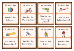 Vorschau - Spiele - Lesespiel Sommer | Kl. 1. + 2. - Seite 3