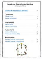 Vorschau - Arbeitsblätter - Jahr der Narzisse - Legekreis Osterglocke - Frühblüher - Seite 1