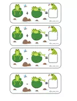 Προεπισκόπηση - Flashcards - Πράξεις με βατραχάκια - Σελίδα 2