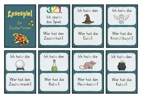 Vorschau - Spiele - Lesespiel Zauberei, Grusel | Kl. 1 + 2 - Seite 2