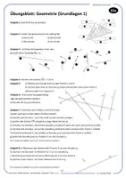 Vorschau - Arbeitsblätter - Mathematik - Geometrie - Grundlagen (1) - Seite 1