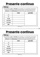 Vorschau - Arbeitsblätter - Presente continuo (estar + gerundio) - Übersicht zur Bildung - Seite 2