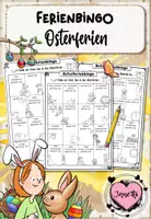 Vorschau - Arbeitsblätter - Osterferien Bingo: 3 Spielpläne zur Osterferien Reflexion – Sprechen, Austausch & Aktivierung | Grundschule - Deckblatt