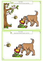 Vorschau - Arbeitsblätter - Hörverstehen Frühling Partnerarbeit, Zuhören, Bilder beschreiben, Grundschule, Kindergarten, DaZ - Seite 2