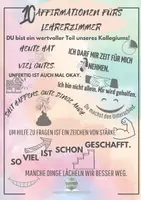 Vorschau - Poster - Affirmationsposter für Lehrkräfte - Seite 2