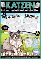 Vorschau - Arbeitsblätter - Katzen Lernwerkstatt Materialpaket - Haustier bzw. Säugetier Projekte - Seite 1