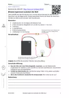 Vorschau - Arbeitsblätter - Oersteds Experiment verändert die Welt- Elektromagnete - Deckblatt