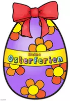 Vorschau - Arbeitsblätter - Osterferien Reflexion: Osterei Bastelvorlage mit Schreibanlass (differenziert, Lineatur 1–4) – Grundschule - Seite 2