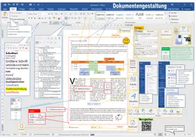 Vorschau - Poster - Übersichtsplakat zu MS Word® im Bereich Dokumentengestaltung - Deckblatt