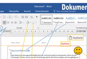 Vorschau - Poster - Übersichtsplakat zu MS Word® im Bereich Dokumentengestaltung - Seite 2