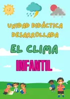 Vista previa - Unidades / Secuencias / Situaciones de Aprendizaje - UNIDAD DIDÁCTICA DESARROLLADA - "EL CLIMA" - INFANTIL - Portada