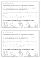 Vorschau - Arbeitsblätter - DAZ Leseheft Frühling Präsens lesen und malen - Seite 3