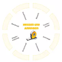 Vorschau - Stationenlernen - Werken mit Holz - Legekreis "Messen und Anreißen" - 2-fach differenziert - Seite 1