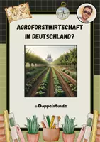 Vorschau - Arbeitsblätter - Agroforstwirtschaft in Deutschland - interaktiv mit Lösung! - Deckblatt