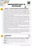 Vorschau - Arbeitsblätter - Agroforstwirtschaft in Deutschland - interaktiv mit Lösung! - Seite 2