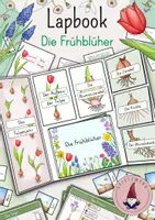 Vorschau - Mal- und Bastelvorlagen - Lapbook: Die Frühblüher - Deckblatt