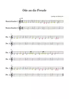 Vorschau - Anderer Materialtyp - Beethoven „Ode an die Freude“ 2 Stimmen Boomwhackers - Seite 1