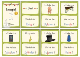 Vorschau - Spiele - Lesespiel zum Y/y und X/x 1.Klasse (Flex und Flora) - Seite 2