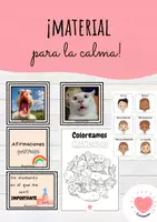 Vista previa - Manualidades / Dibujos para colorear - MATERIALES PARA EL RINCÓN DE LA CALMA - Portada