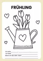 Vorschau - Arbeitsblätter - 20 Ausmalbilder: FRÜHLING (ab 1.Klasse) - Seite 2