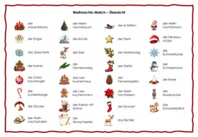 Vorschau - Spiele - Weihnachts-Match - ein Wortschatz-Lernspiel - Seite 3