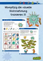 Vorschau - Arbeitsblätter - Mompitzig die visuelle Wahrnehmung trainieren III - Deckblatt
