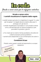 anteprima - Materiale di supporto/inclusione - Regole | Strada a senso unico per la refezione scolastica - Pagina 3