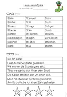 Vorschau - Arbeitsblätter - Lese-Hausaufgabe St/st (passend zu TINTO) - Seite 2