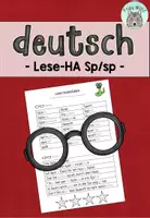 Vorschau - Arbeitsblätter - Lese-Hausaufgabe Sp/sp (passend zu TINTO) - Deckblatt
