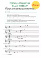 Vorschau - Arbeitsblätter - Jazz Akkorde üben - Black Orpheus - Jazz Voicings mit Lösung - Seite 3