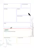 Vorschau - Arbeitsblätter - Gruselgeschichte - Schummelzettel - Seite 1